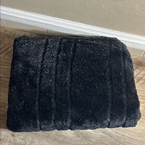 50”x60” Black Glittery Blanket Extremely Soft